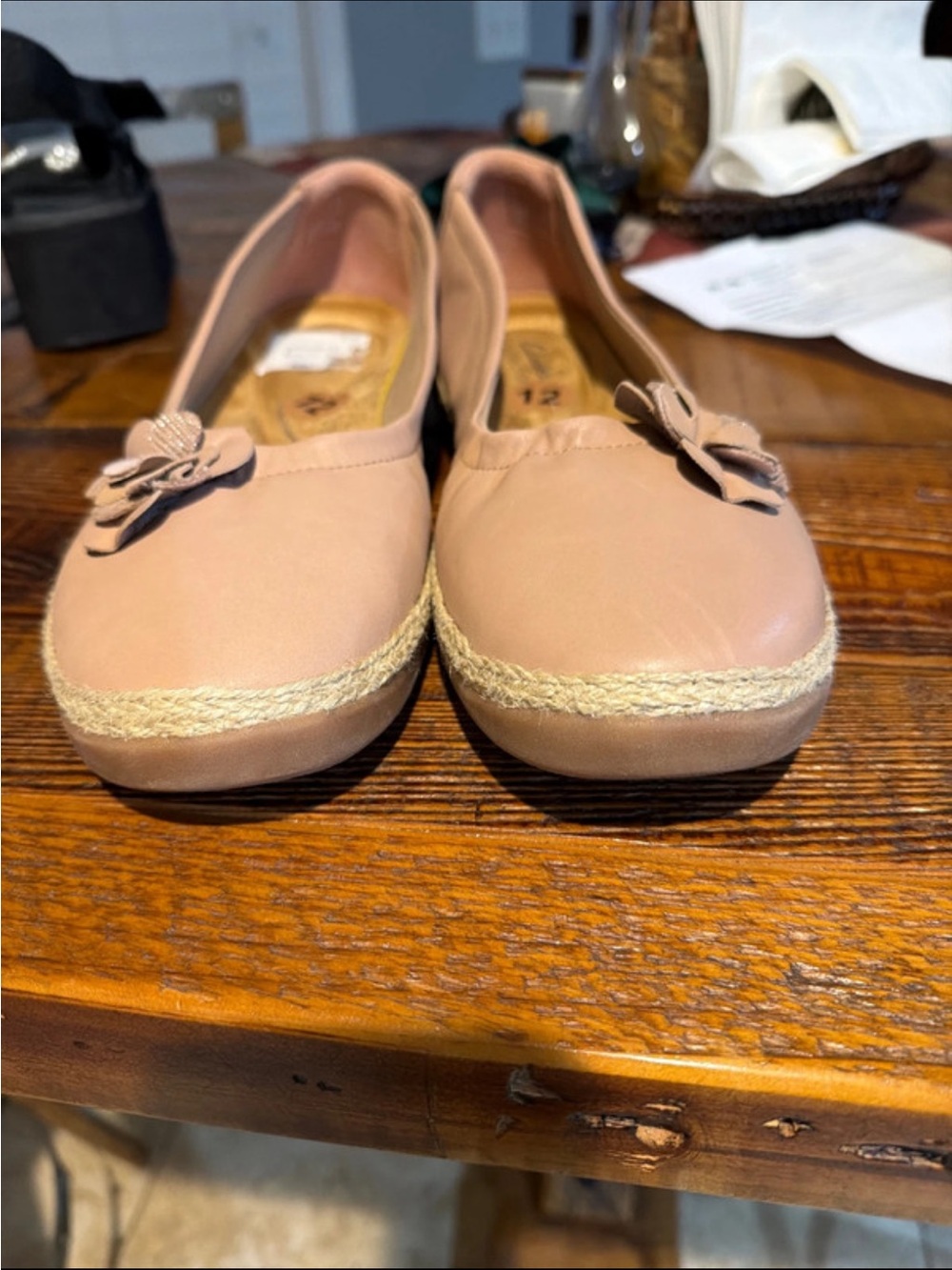 Woman’s Clark’s Slip ons size 12